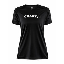 Maillot Manches Courtes Craft Essence Logo Core Unify Femme Noir