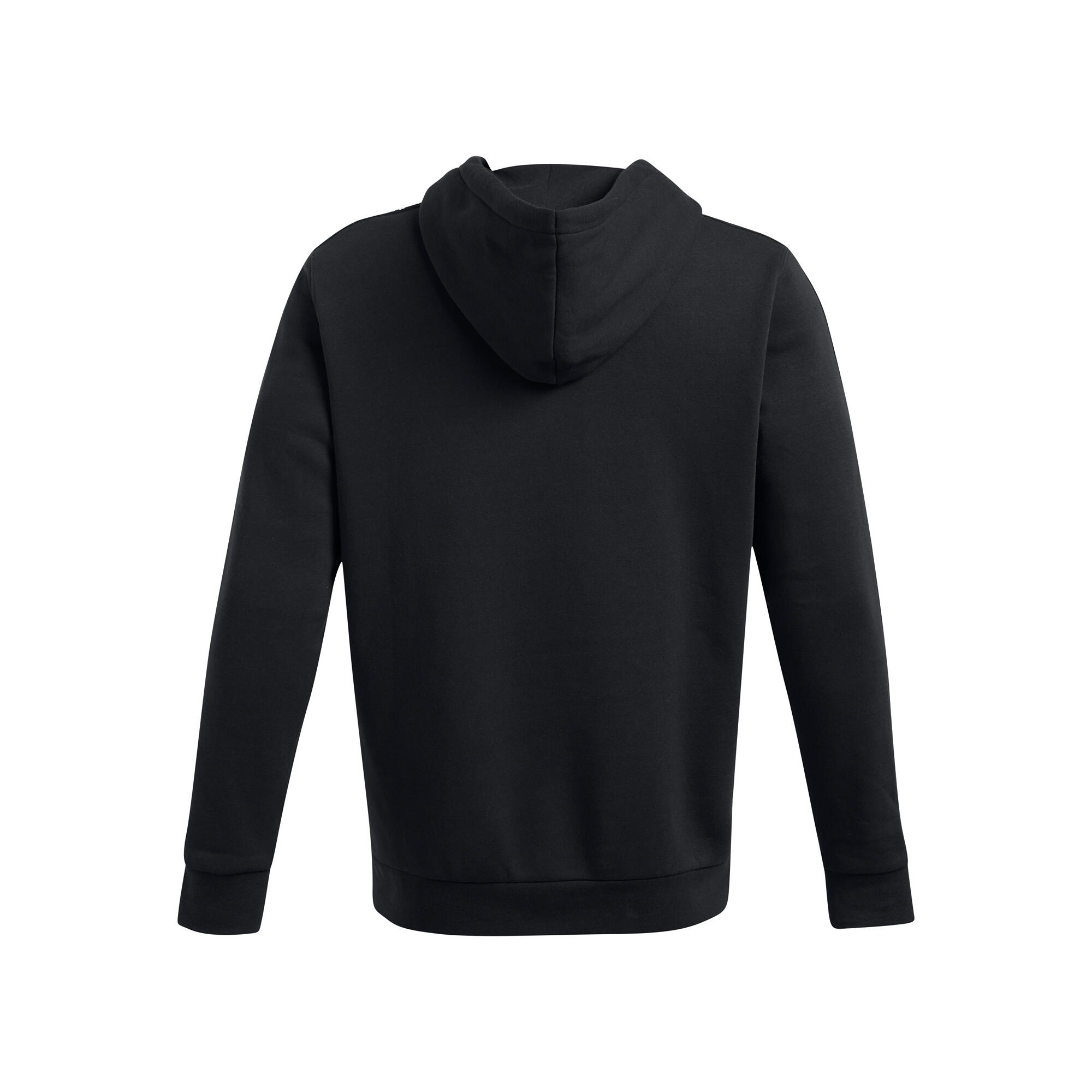 Felpa con cappuccio a bande scritte Under Armour Icon Fleece 2/6