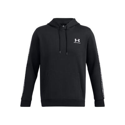 Felpa con cappuccio a bande scritte Under Armour Icon Fleece