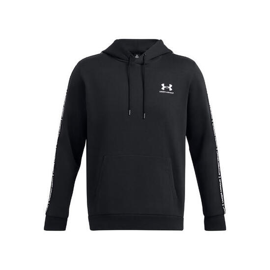 Felpa con cappuccio a bande scritte Under Armour Icon Fleece