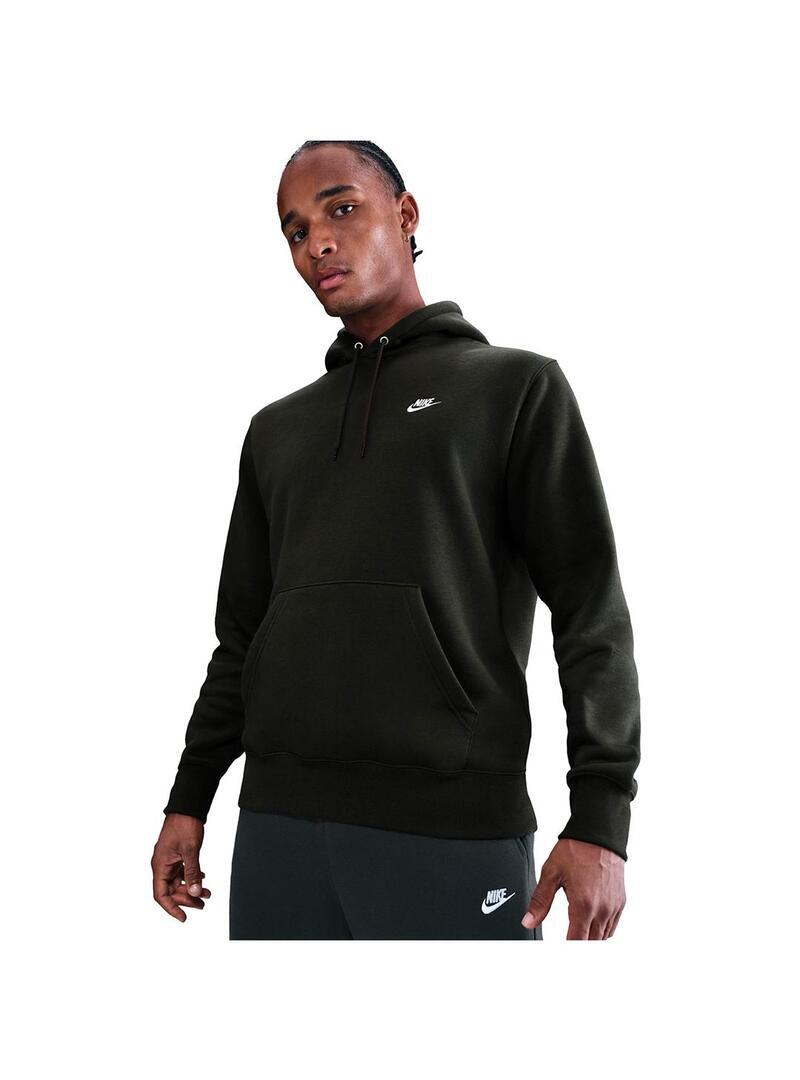 Sudaderas jerseys polares para Hombre Nike Club Verde 3/5