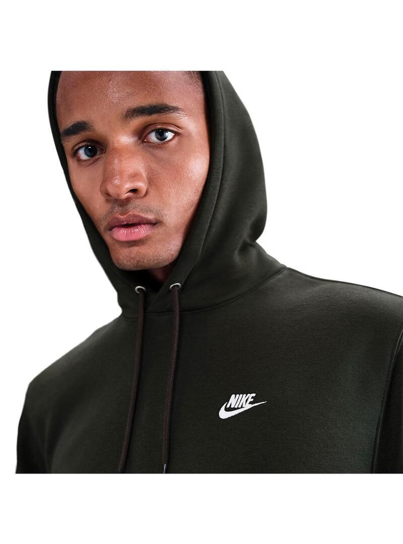 Sudaderas jerseys polares para Hombre Nike Club Verde 5/5