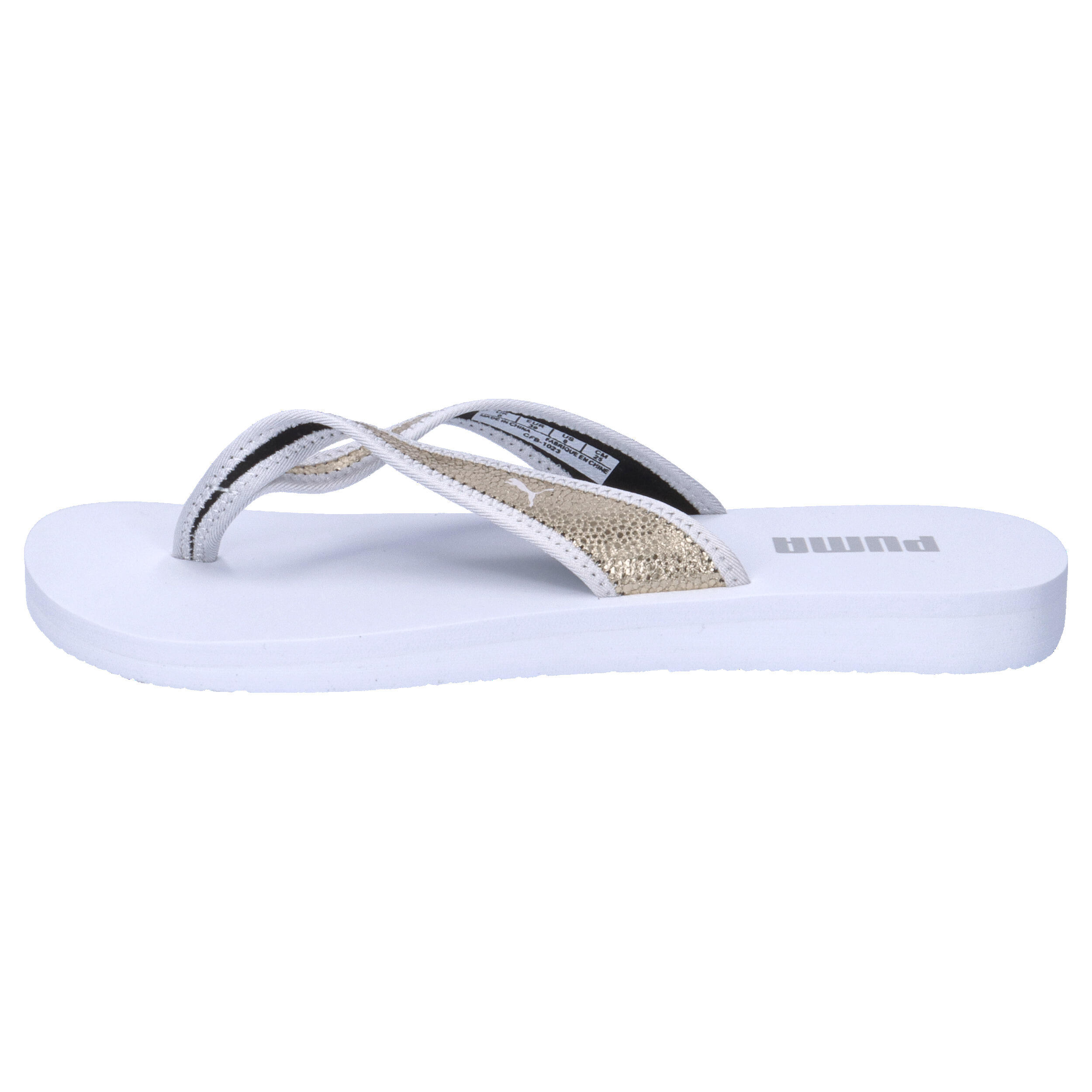 Ciabatte Sandy Flip da donna PUMA White Gold 10/10