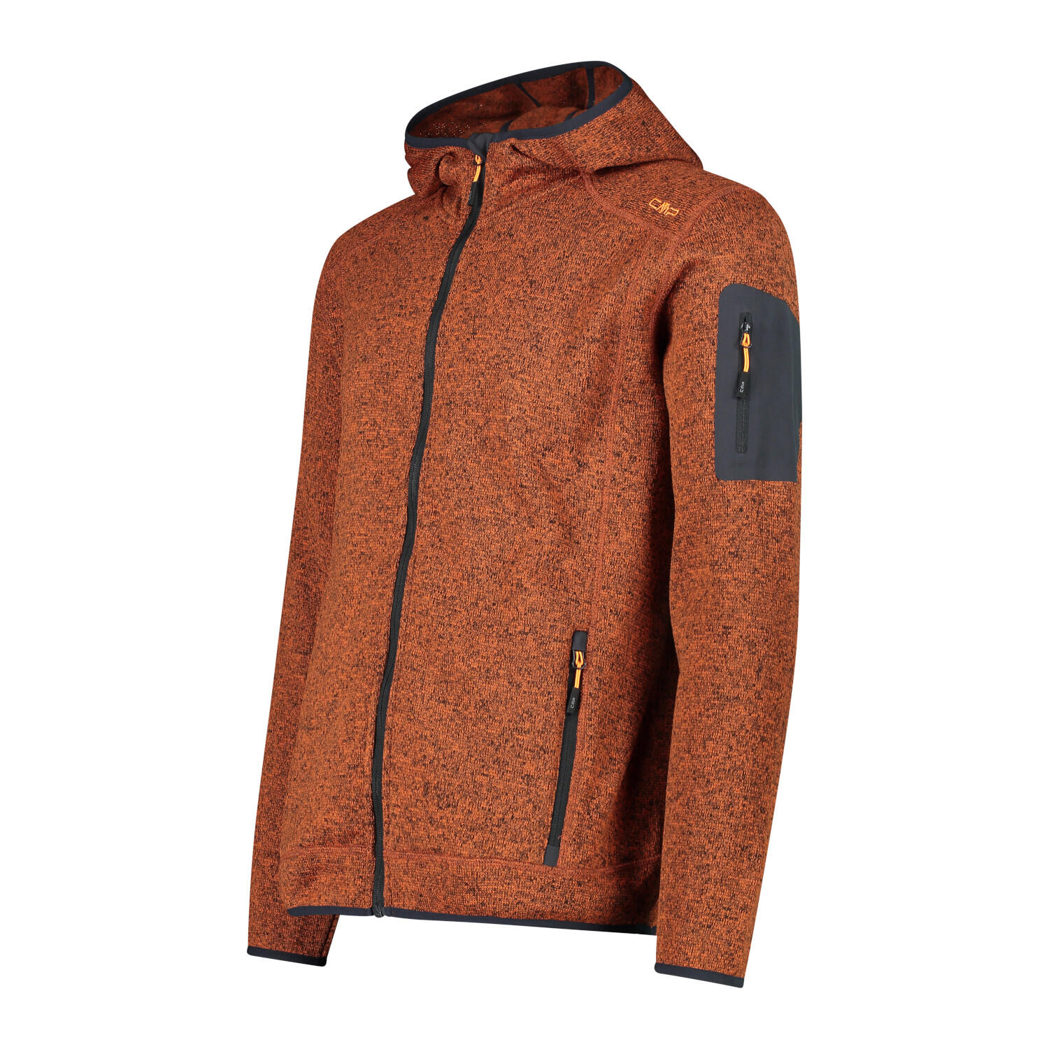 CMP Herren Fleecejacke Knitted Fix Hood Jacket 3H60847N 2/5