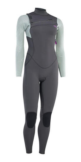 ION Wetsuit Amaze Core 5/4 Frontzip Licht Olijfgroen
