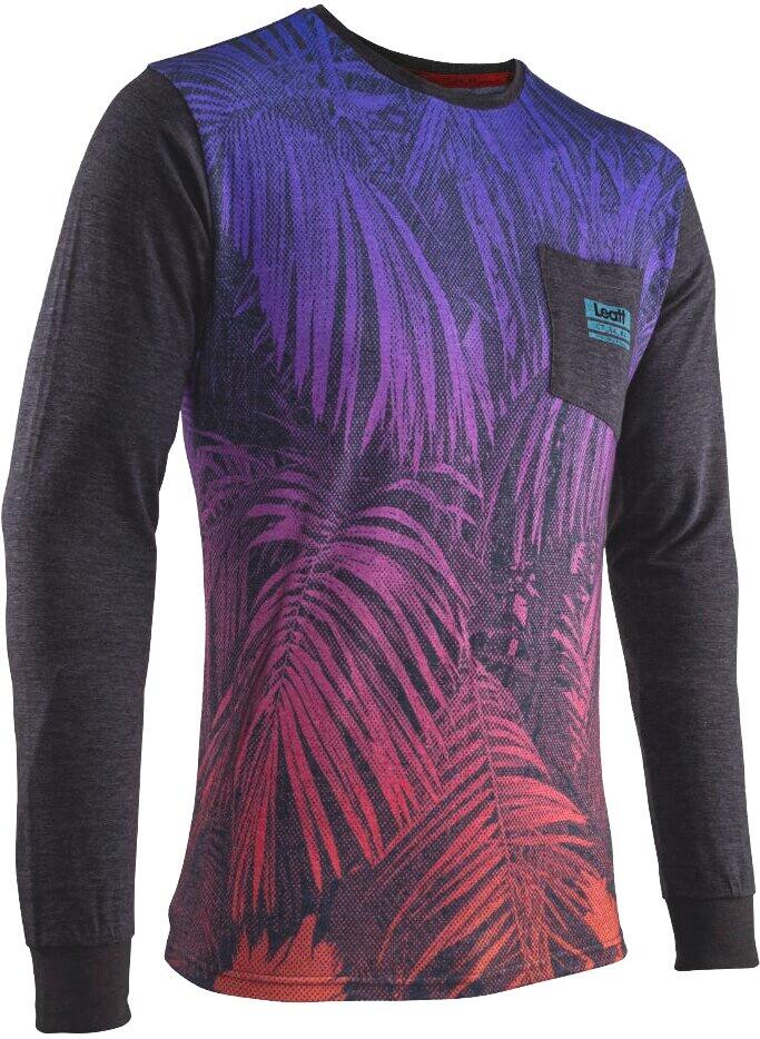 LEATT Leatt ReaFlex Premium Long T-Shirt VIOLET, CE Protection, Polyester