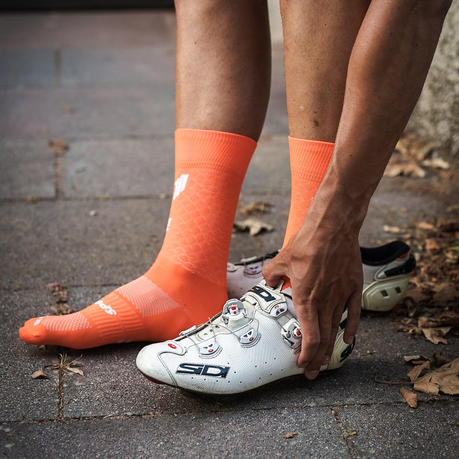 PRO ELITE ORANGE - CALCETÍN CICLISMO PRO 3/6