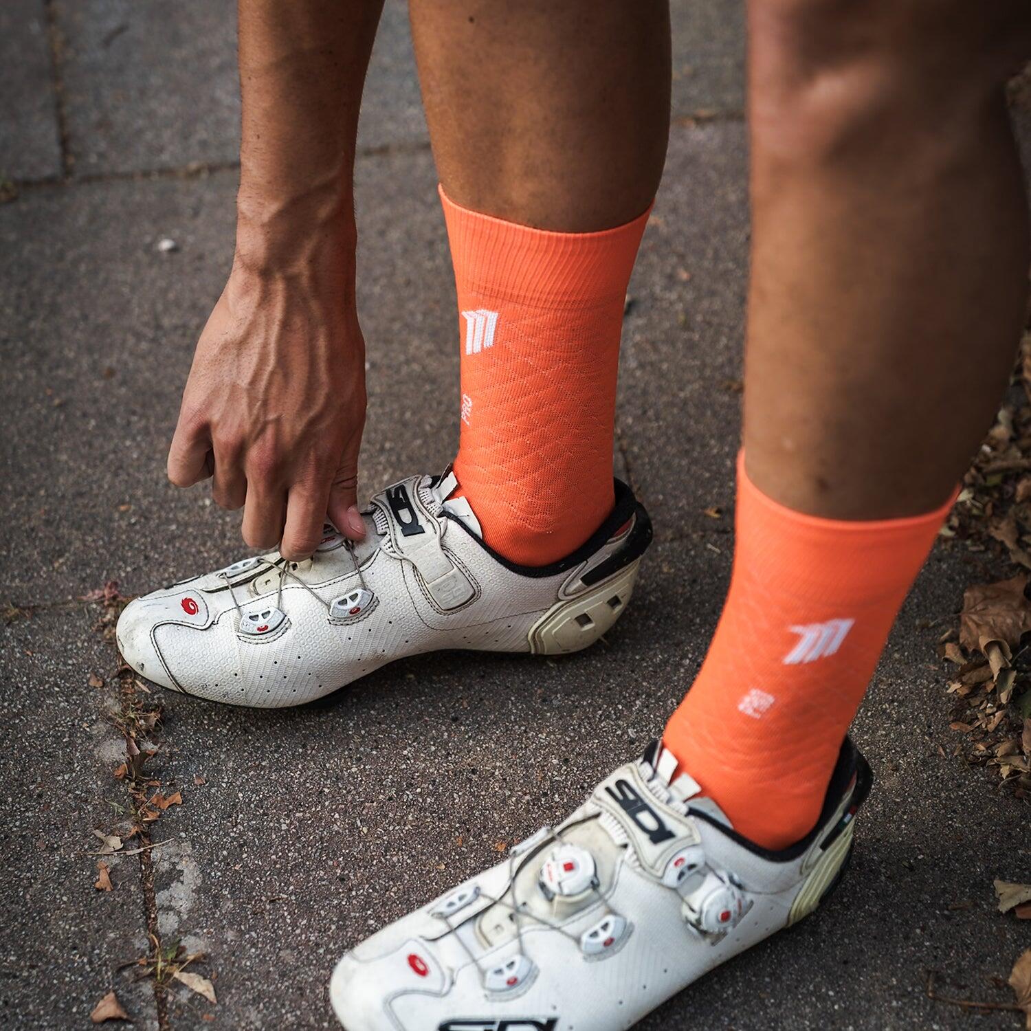 PRO ELITE ORANGE - CALCETÍN CICLISMO PRO 6/6