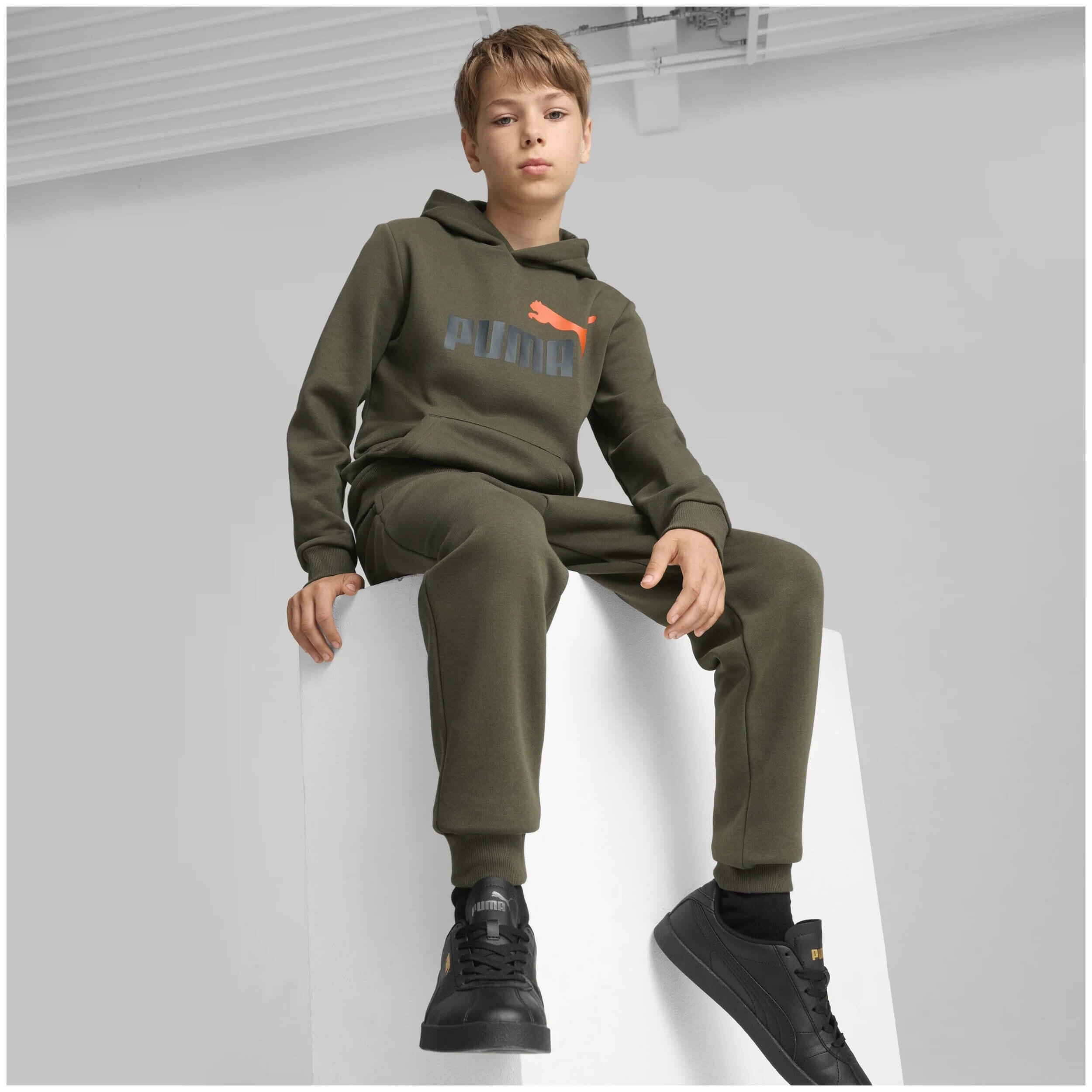 Sudadera con capucha Puma modelo 586987-60 para niños 3/5