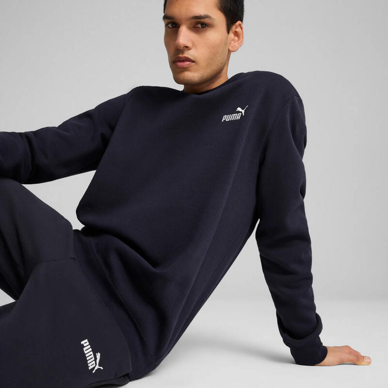 Pulover alergare bărbați fleece Essentials Small No. 1 Logo, gri PUMA