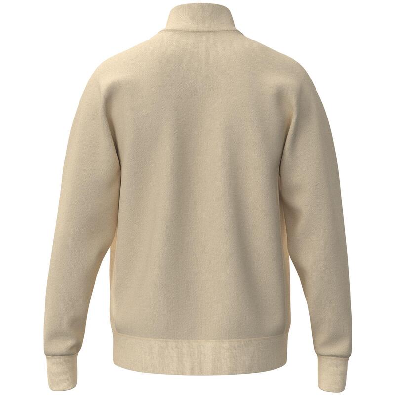 Hanorac minimalist Erima bej - bumbac mixt, buzunare laterale