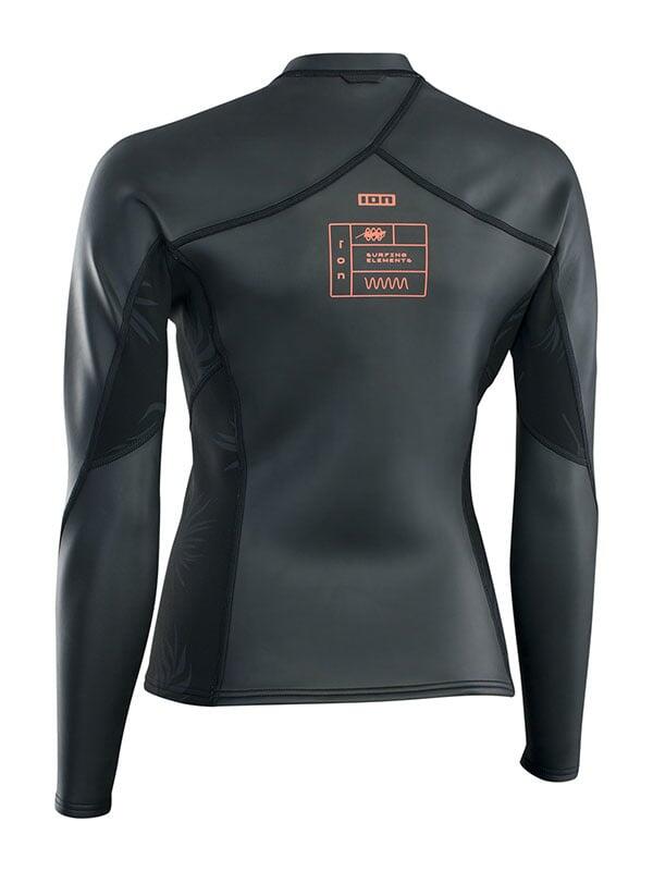 ION Neo Zip Top 2/1 LS Skin Dames Zwart 2/3