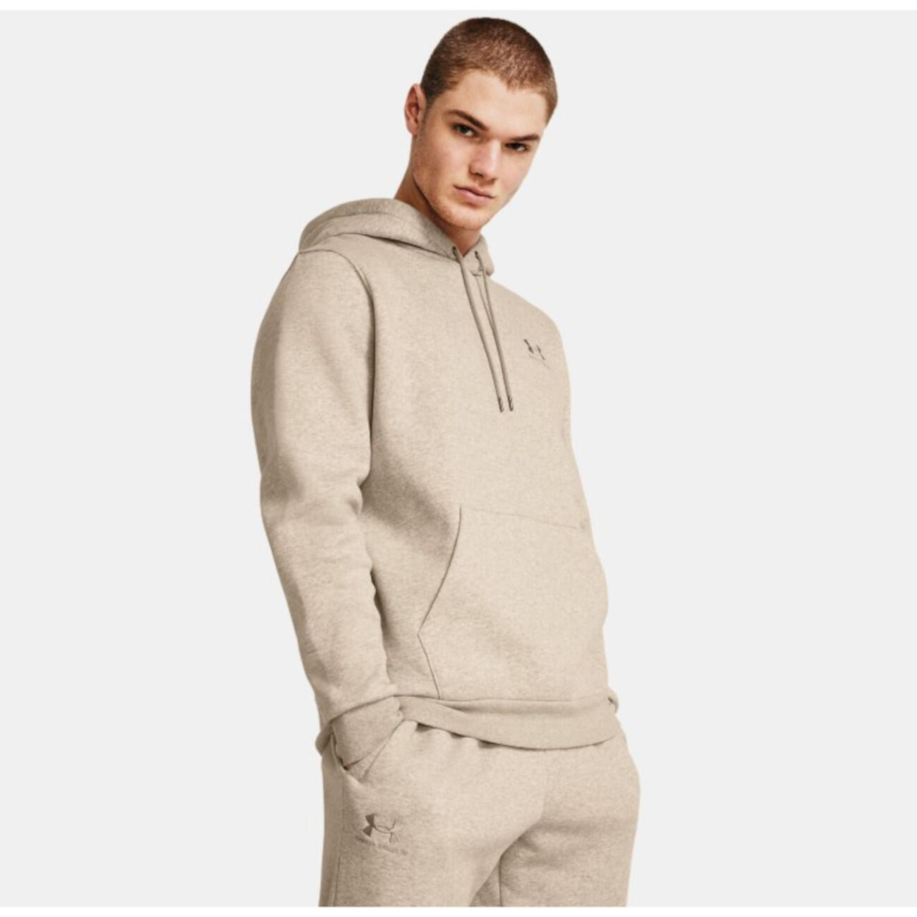 Felpa con cappuccio Under Armour Essential Fleece 3/4