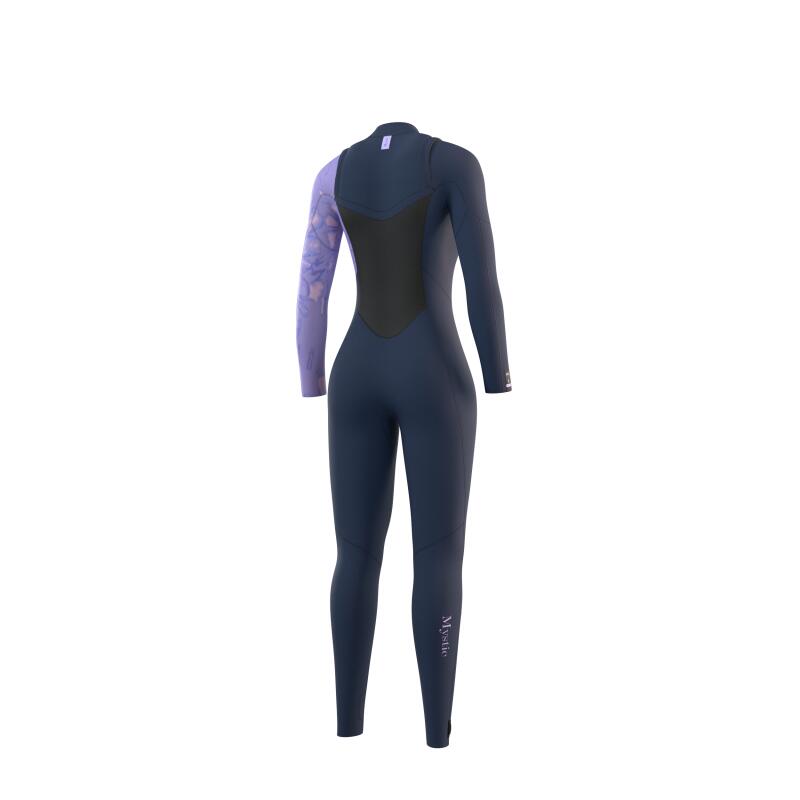 MYSTIC Jayde Wetsuit 5/4mm Double Frontzip Donker Blauw 2/5
