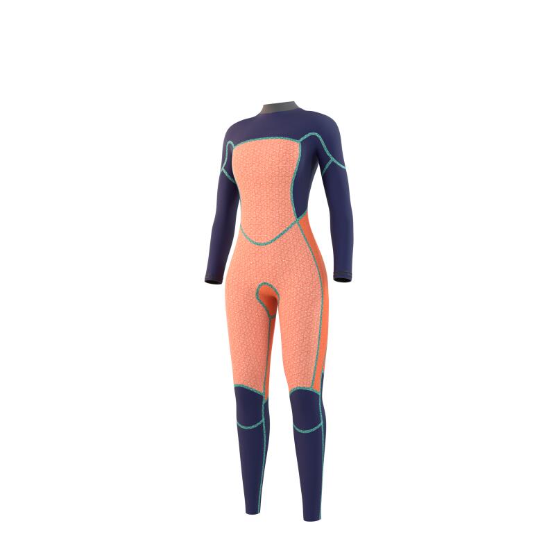 MYSTIC Jayde Wetsuit 5/4mm Double Frontzip Zwart 3/5
