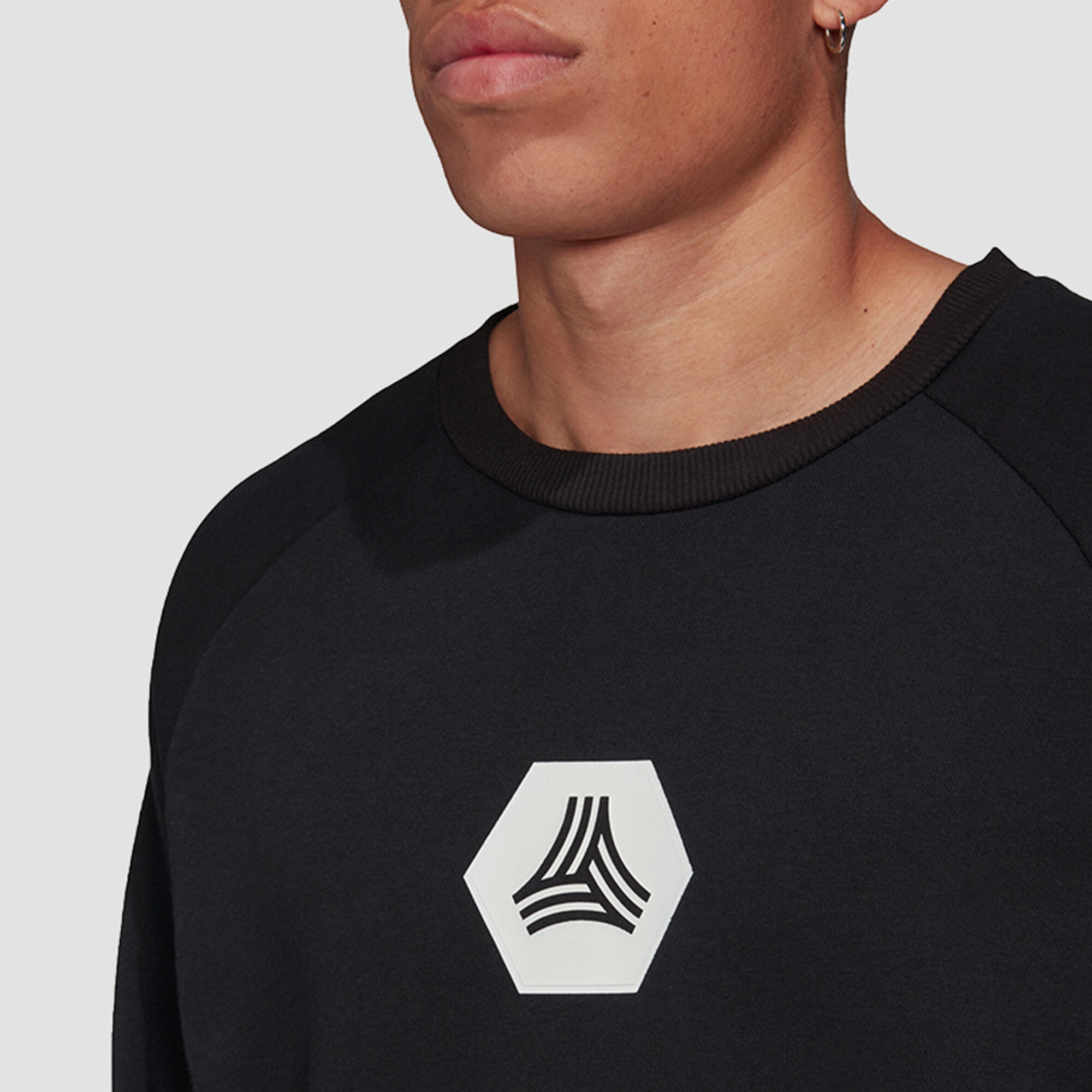 adidas Herren Pullover TAN Crew Sweat LOGO Shirt 5/6