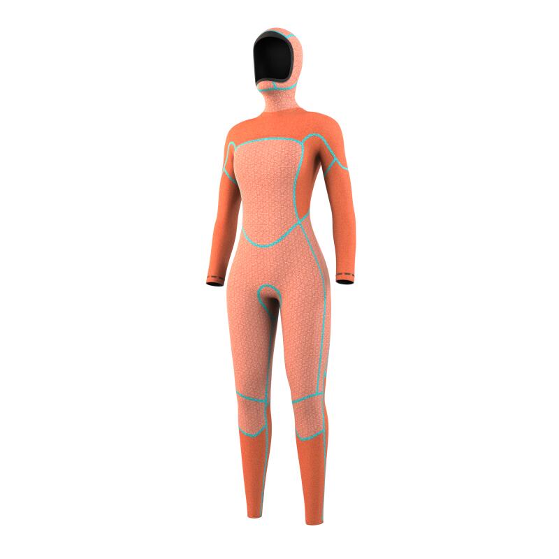 MYSTIC Gem Hooded Wetsuit 6/4/3 DF Zwart 3/7