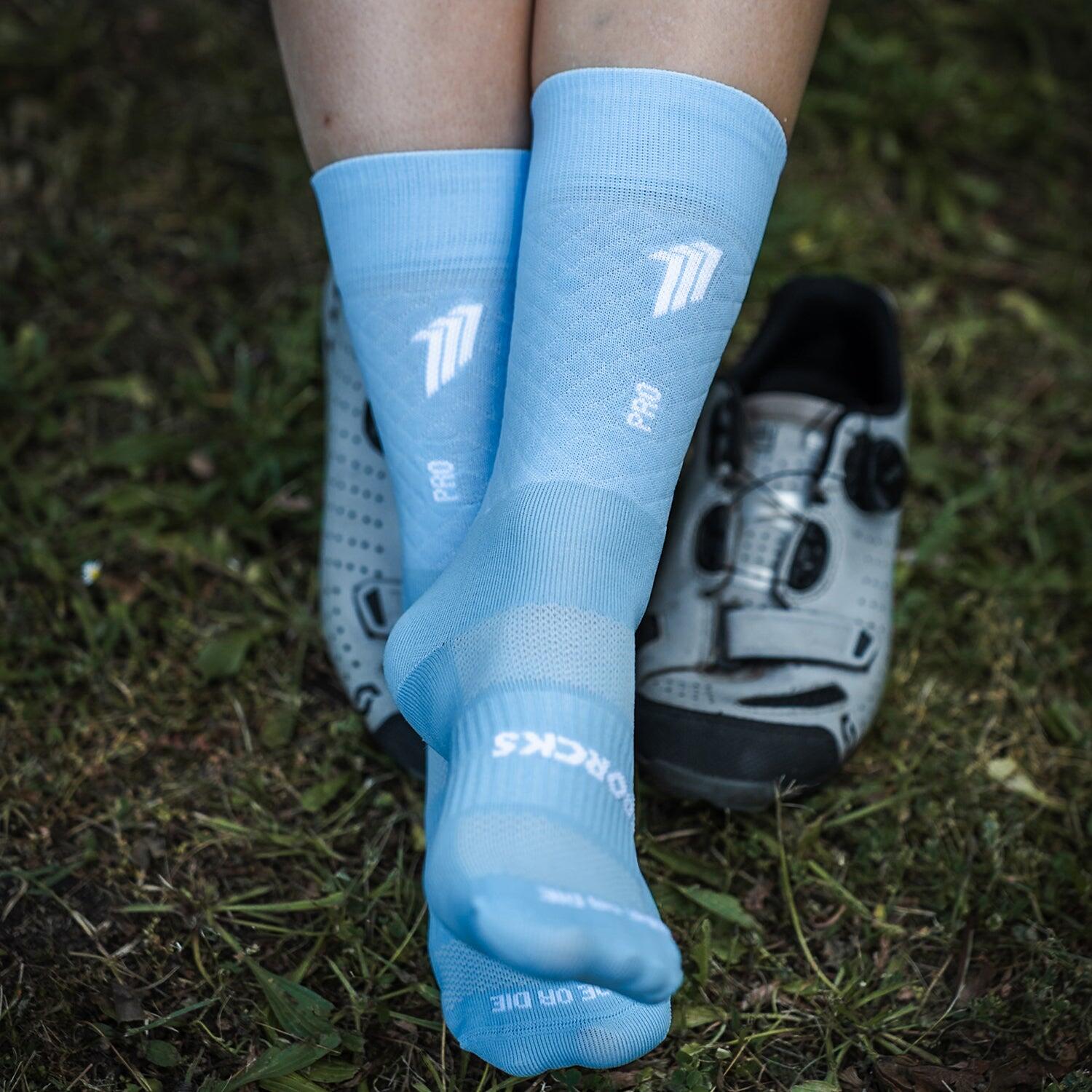 PRO ELITE BLUE - CALCETÍN CICLISMO PRO 5/6
