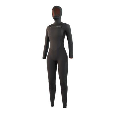 Mystic gem hooded wetsuit 6/4/3 df zwart