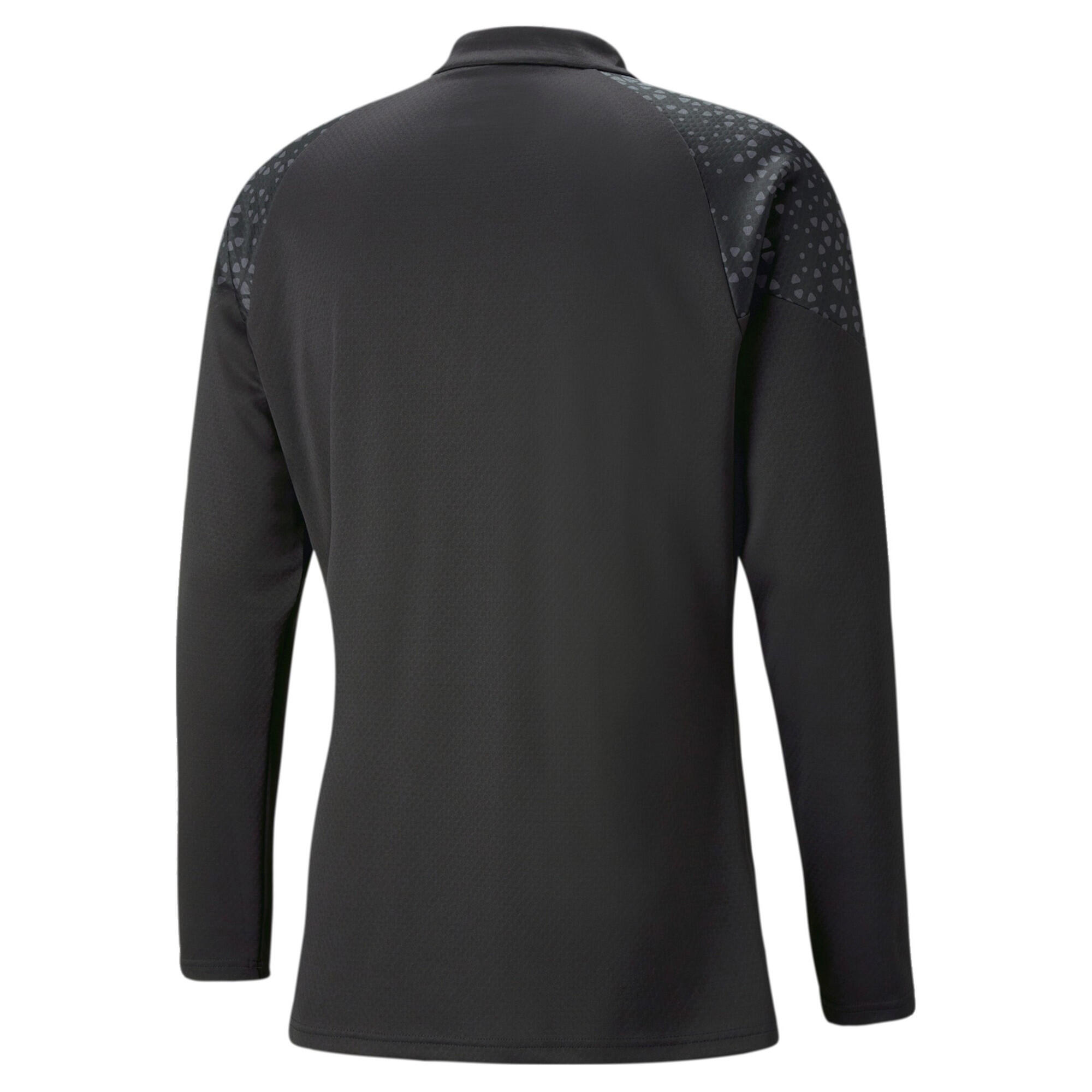 Blouse Puma Teamcup 14 Zip Sweatshirt, Zwart, Mannen 8/8