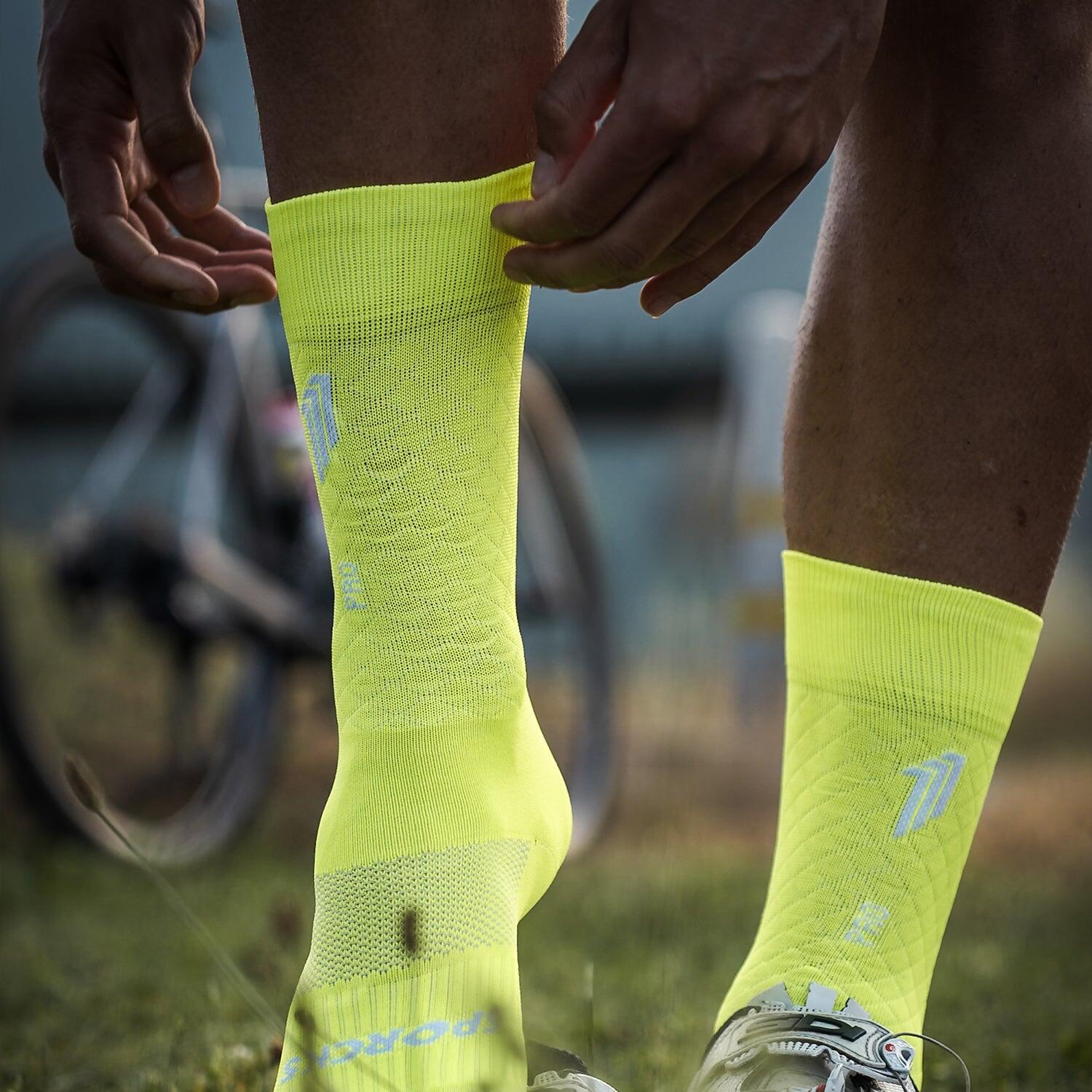 PRO ELITE YELLOW - CALCETÍN CICLISMO PRO 2/6
