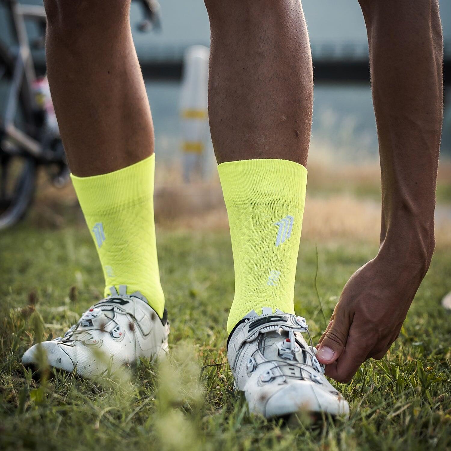 PRO ELITE YELLOW - CALCETÍN CICLISMO PRO 3/6