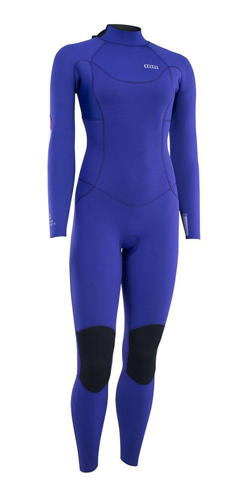 ION Wetsuit Element 4/3 Backzip Dames Concord Blauw 1/2