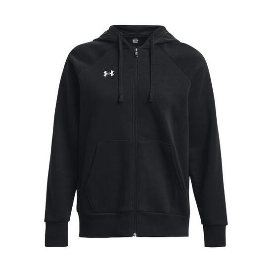 Felpa con cappuccio in pile da donna con zip integrale Under Armour Rival