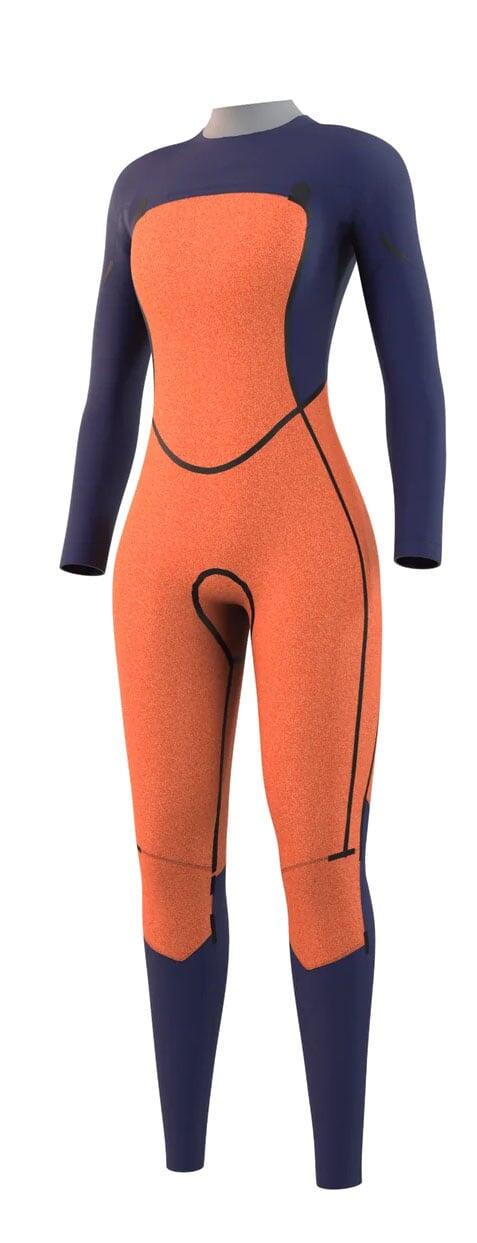 MYSTIC Wetsuit Dazzled 5/3 Frontzip Zwart 3/7