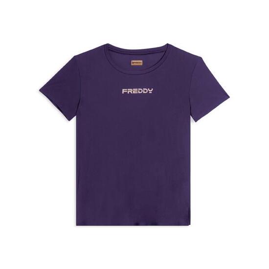 T-shirt technique avec fentes latérales et coupe classique