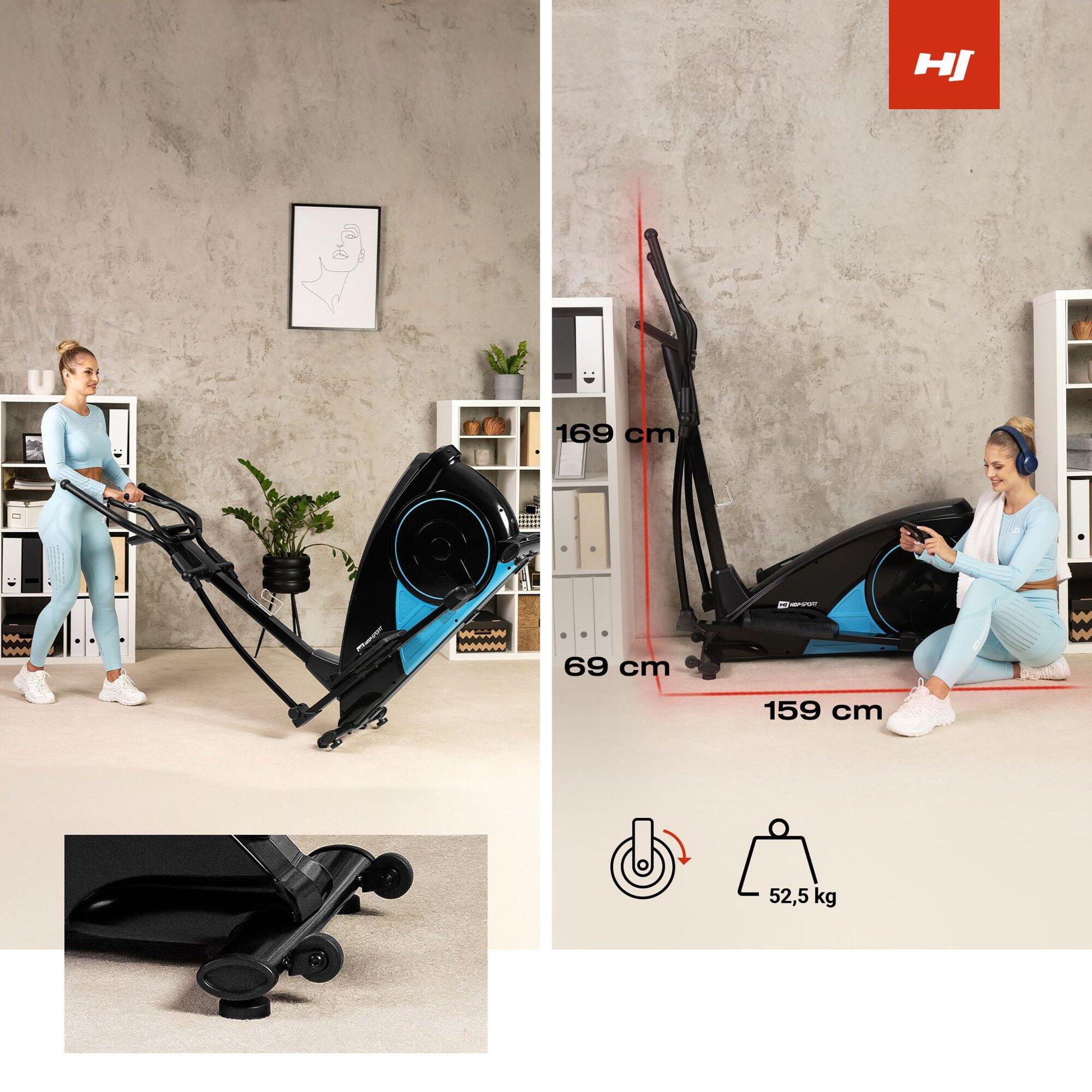 Rower eliptyczny treningowy elektryczno-magnetyczny Hop-Sport Blaze