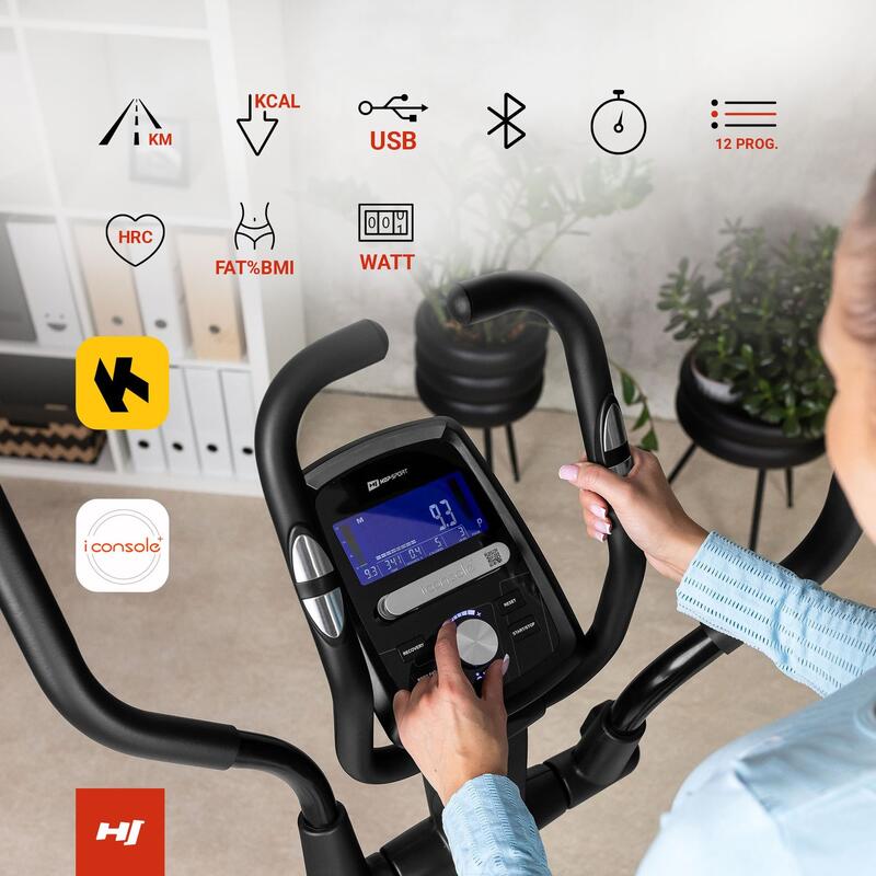 Bicicletă eliptică electrică-magnetică Hop-Sport Blaze