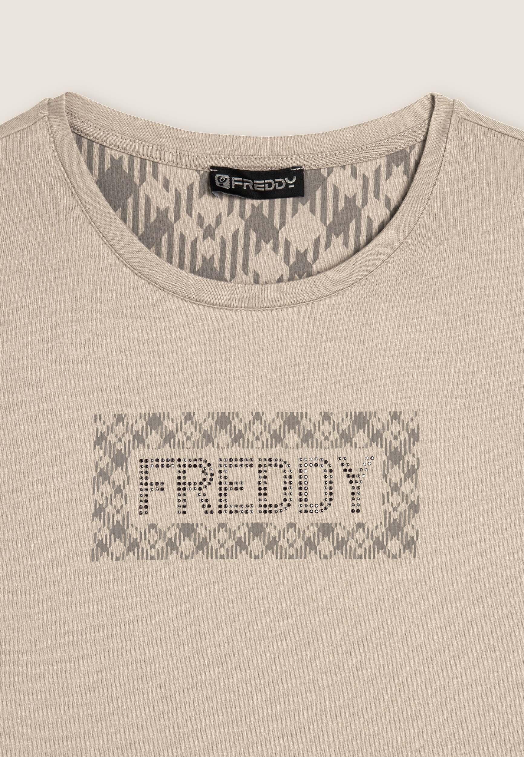 T-shirt con logo e grafica geometrica 3/3