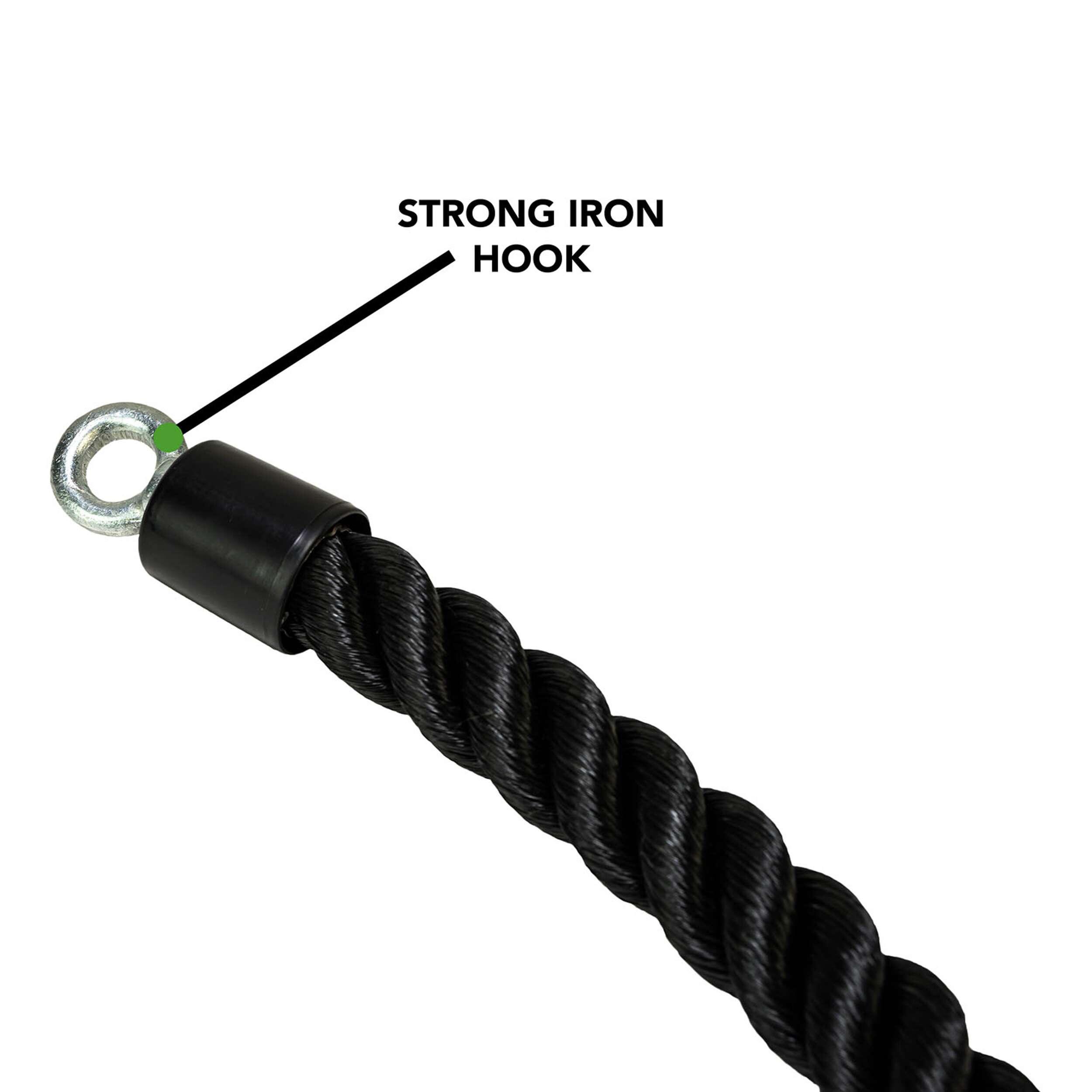 Cuerda para tríceps con empuñadura única Tunturi 3/5