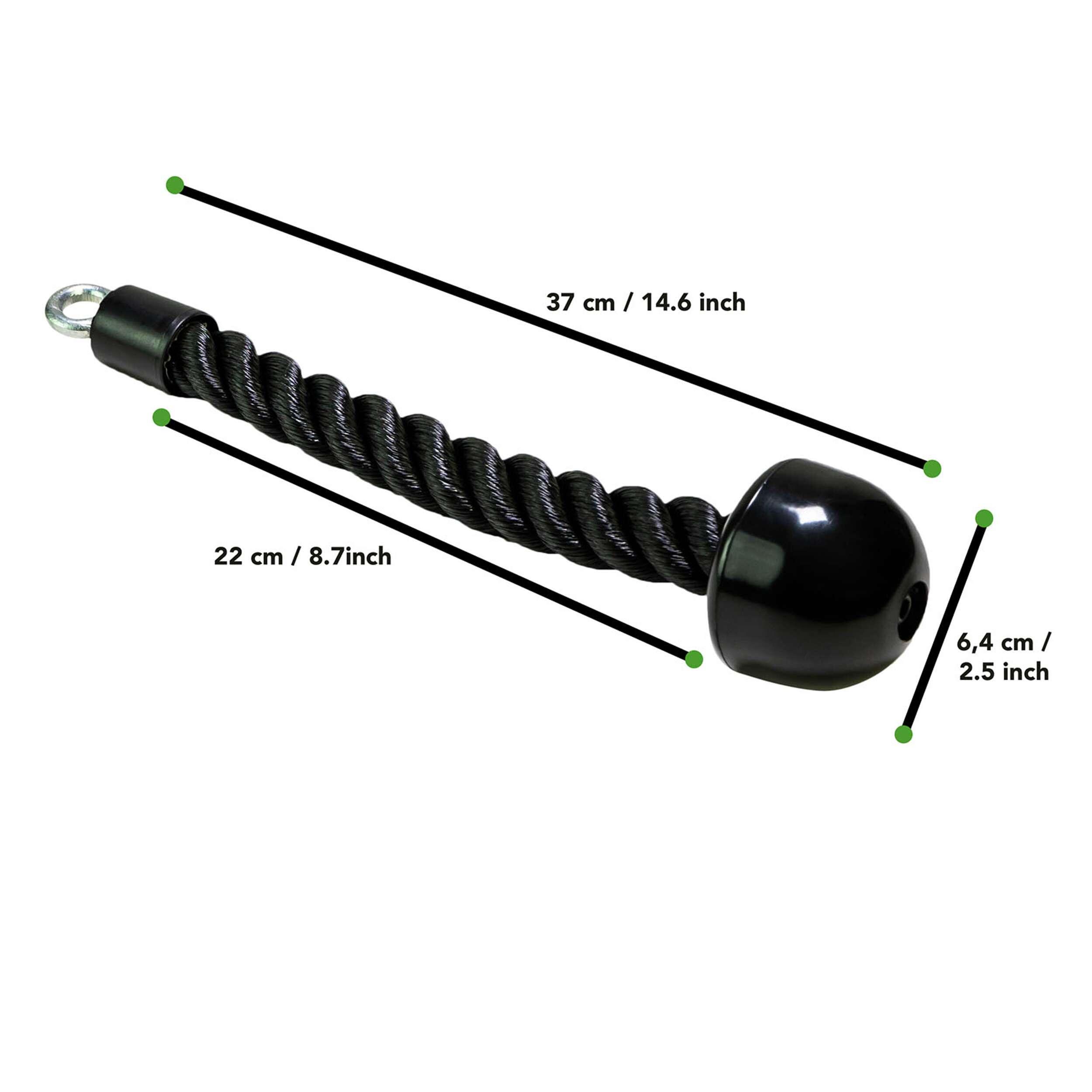 Cuerda para tríceps con empuñadura única Tunturi 2/5