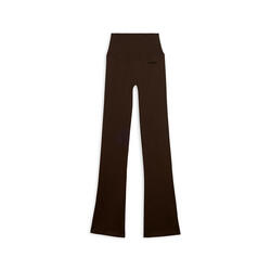 Leggings de sport flare à taille haute et côtelés