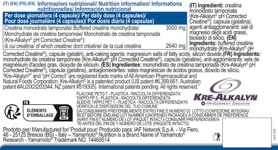 Créatine - Kre-Alkalyn® - 240 Gélules 3/3