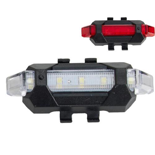 Fietsverlichtingsset Voorlicht en Achterlicht - LED Fietslampen - USB Oplaadbaar 3/7