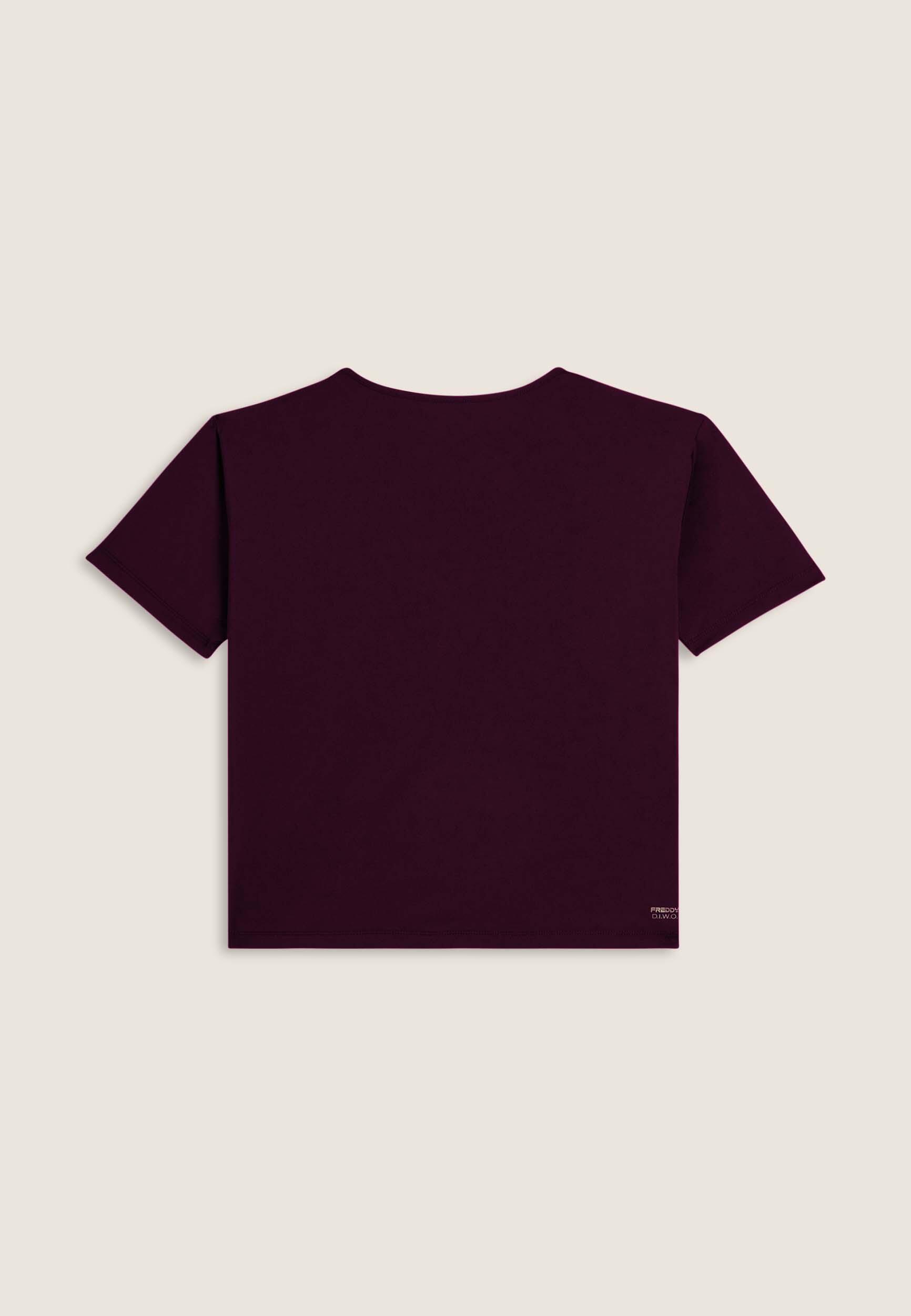 T-shirt court à manches larges et imprimé Mood Up 2/3