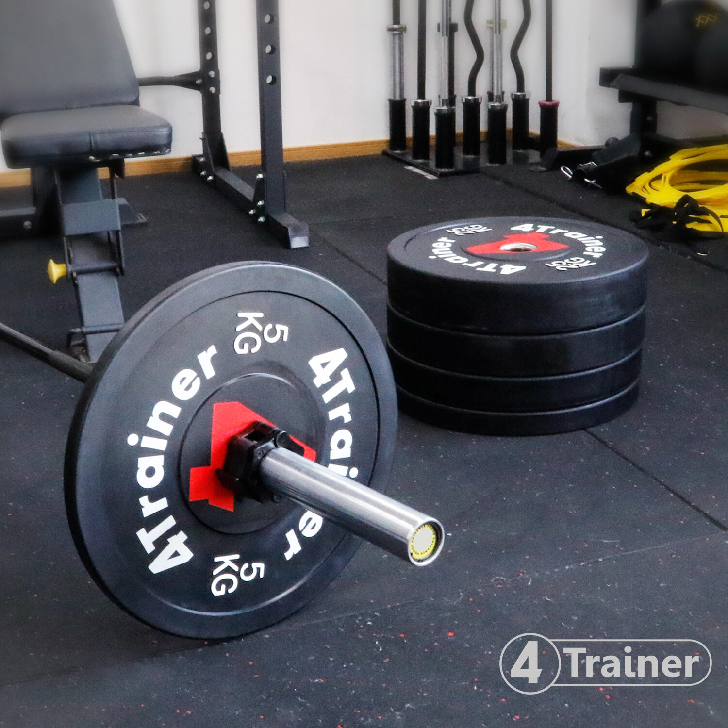 Disque Olympique - Bumper - 20KG - 4TRAINER 4/5