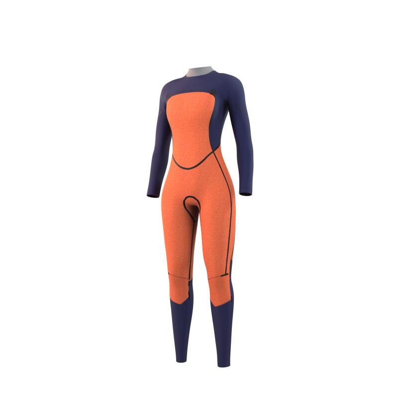 MYSTIC Dazzled Wetsuit 3/2mm Double Donker Blauw 3/5