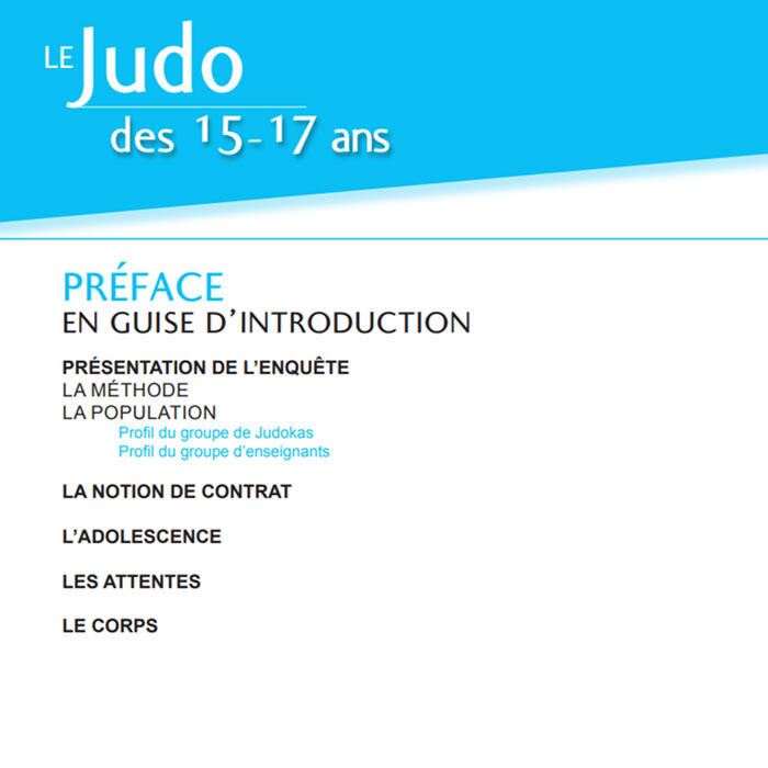 Le Judo des 15-17 ans - 4TRAINER Editions 2/5