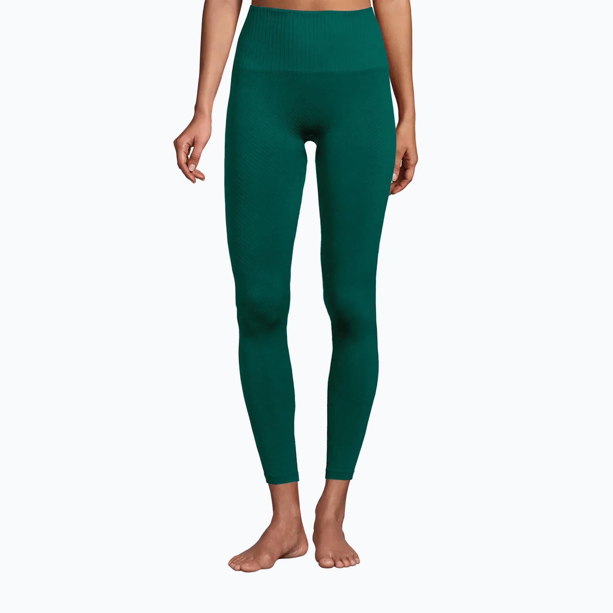 Legginsy Damskie Sportowe Casall Bezszwowe Wysoki Stan r. S zielone