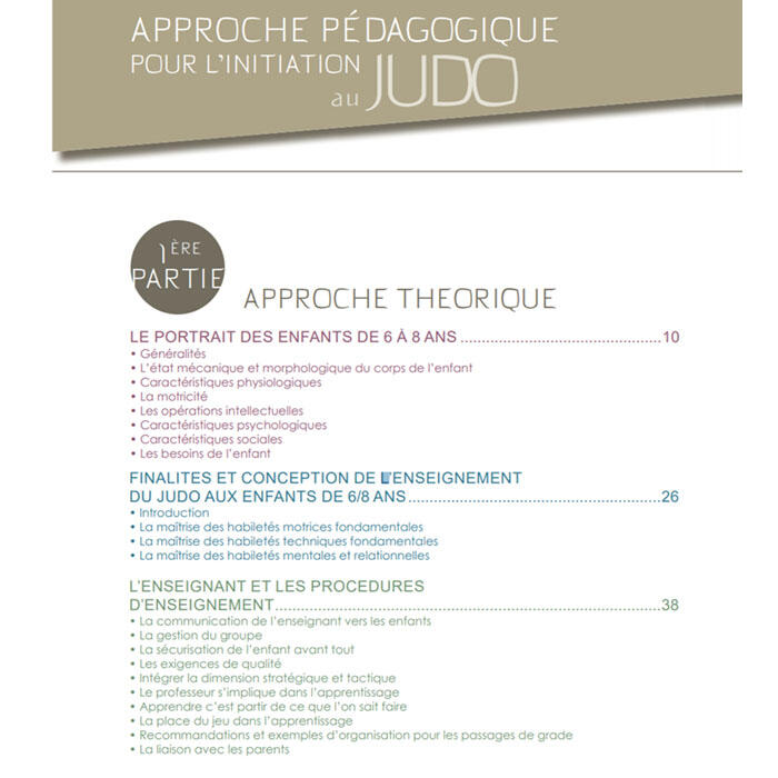 Le Judo des 6-8 ans - 4TRAINER Editions 2/5