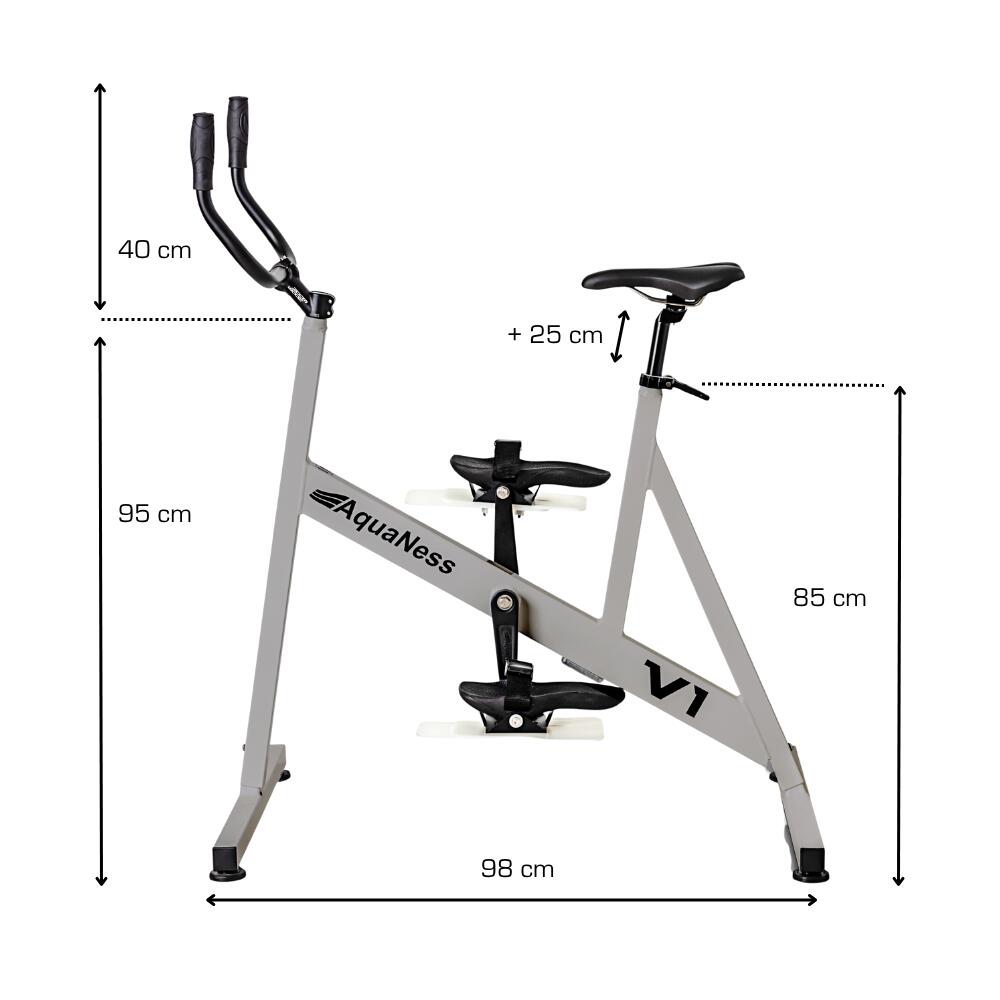 Aquaness - Aquabike V1 - Poolfahrrad 4/4
