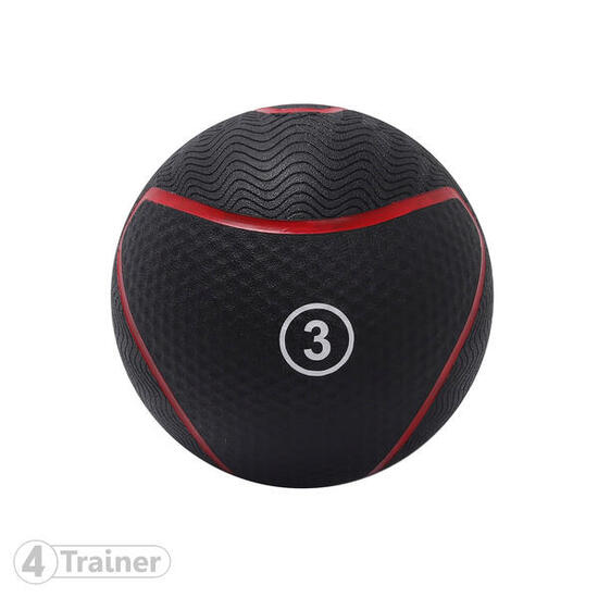 Medecine Ball 3KG - BL4CK - 4TRAINER
