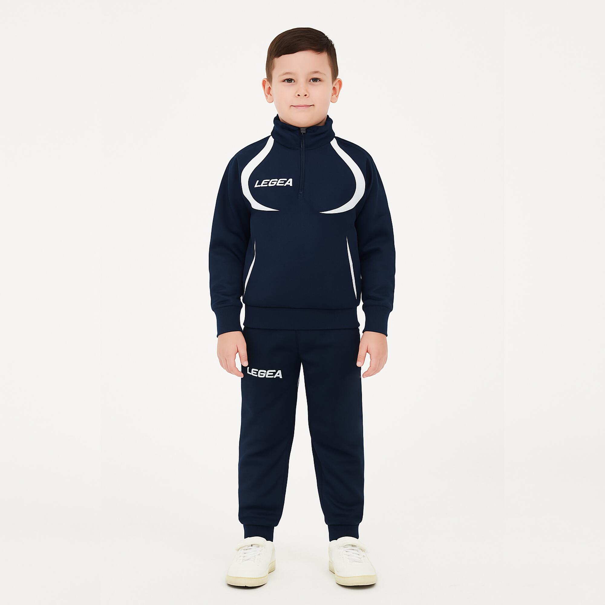 LEGEA Kids' Training Tracksuit Breathable Blue ALGERIA MESSICO