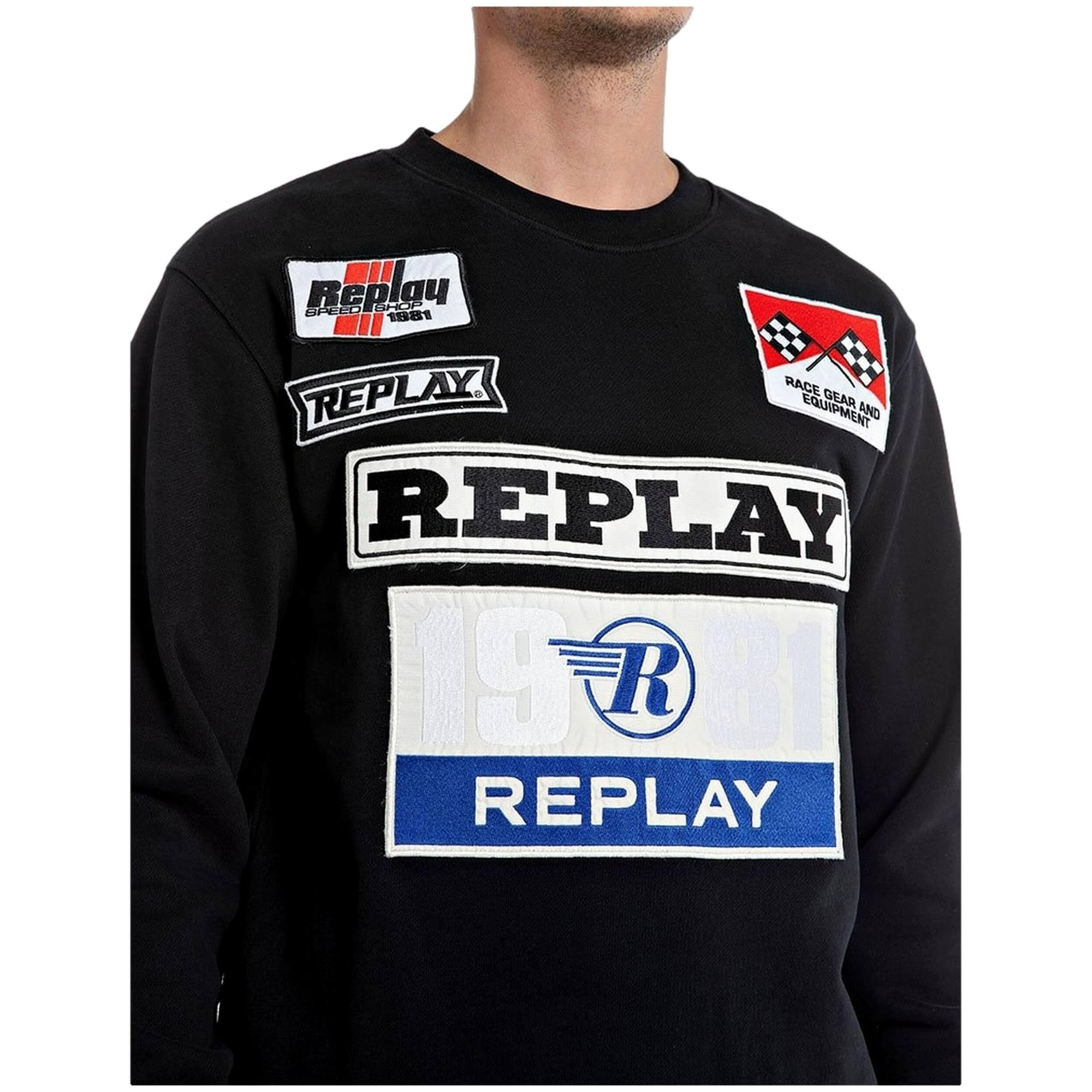 Felpa Replay modello M671800022890098 per uomini 3/3
