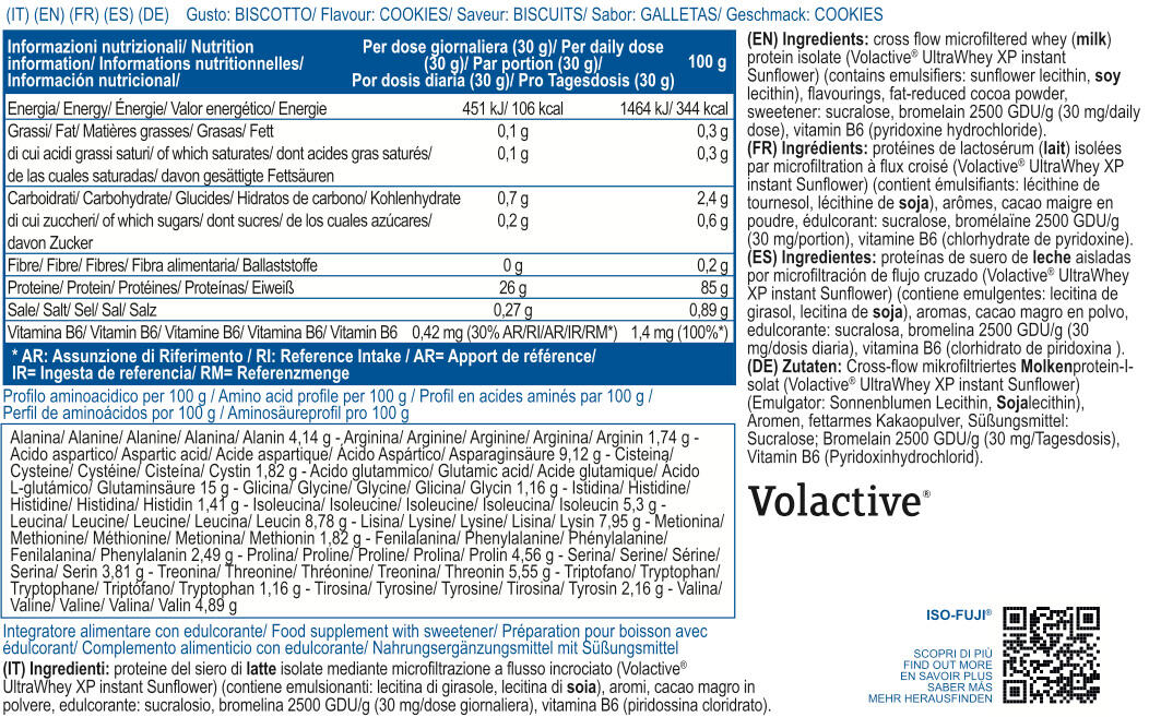 Whey isolate - Iso-Fuji® - Biscuits 3/3