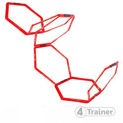Echelle de Rythme - Lot de 12 Cerceaux Hexagonaux Pro - 4TRAINER